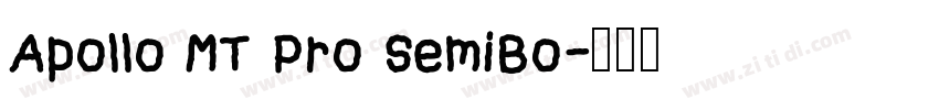 Apollo MT Pro SemiBo字体转换